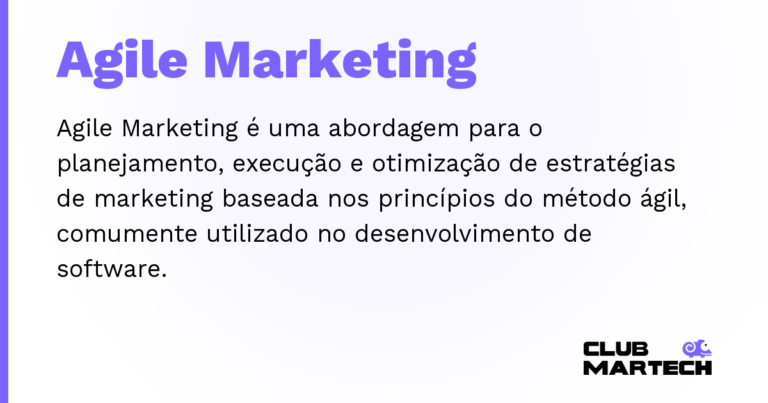 Agile Marketing — Agile Marketing é uma abordagem para o planejamento, execução e otimização de estratégias de marketing baseada nos princ