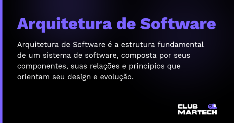 Arquitetura de Software — Arquitetura de Software é a estrutura fundamental de um sistema de software, composta por seus componentes, suas relaçõe