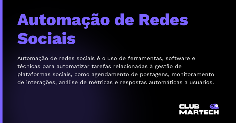 Automação de Redes Sociais — Automação de redes sociais é o uso de ferramentas, software e técnicas para automatizar tarefas relacionadas à gestão de