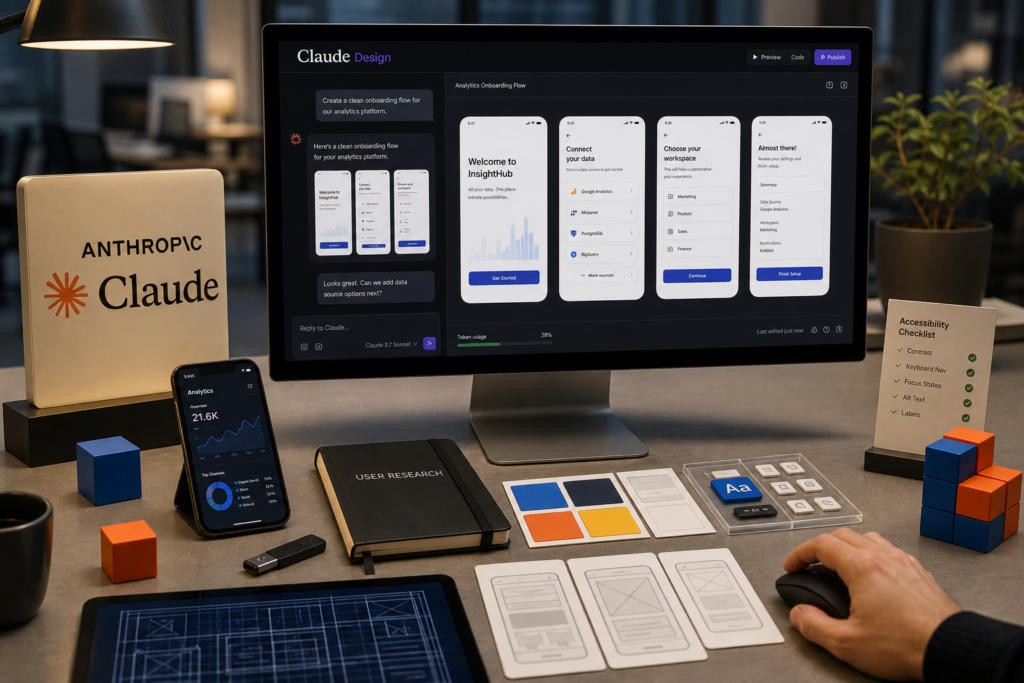 Claude Design muda o começo do trabalho de UX
