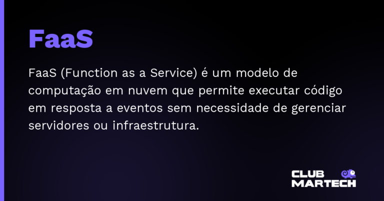 FaaS — FaaS (Function as a Service) é um modelo de computação em nuvem que permite executar código em resposta a eventos sem ne