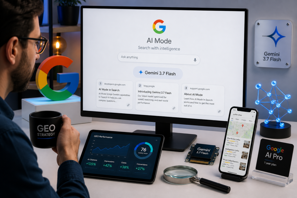 Gemini 3.7 Flash chega ao Modo IA da Busca Google