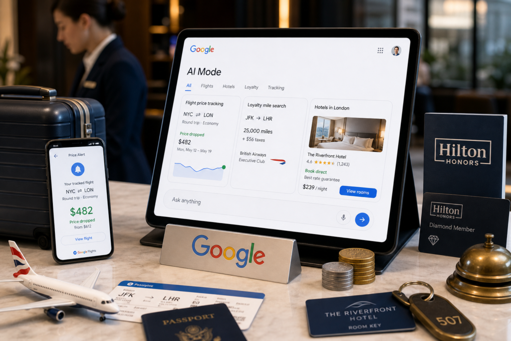 AI Mode do Google passa a reservar hotel sem sair da busca