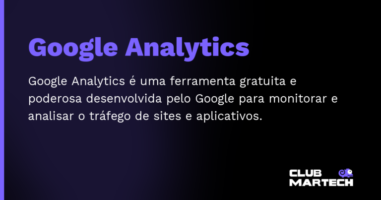 Google Analytics — Google Analytics é uma ferramenta gratuita e poderosa desenvolvida pelo Google para monitorar e analisar o tráfego de si