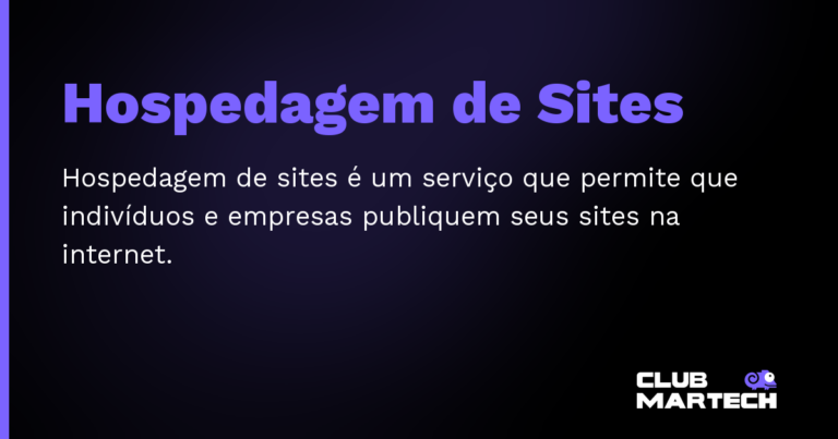 Hospedagem de Sites — Hospedagem de sites é um serviço que permite que indivíduos e empresas publiquem seus sites na internet.