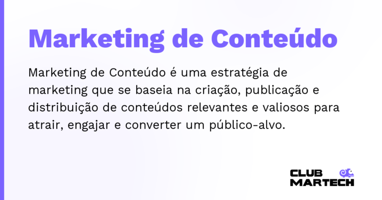 Marketing de Conteúdo — Marketing de Conteúdo é uma estratégia de marketing que se baseia na criação, publicação e distribuição de conteúdos rel
