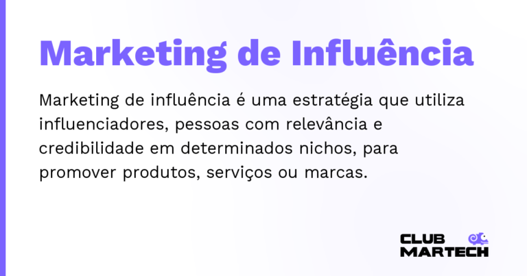 Marketing de Influência — Marketing de influência é uma estratégia que utiliza influenciadores, pessoas com relevância e credibilidade em determin