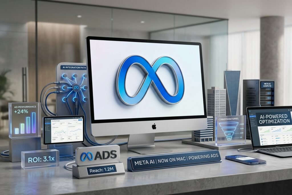 Meta AI on Mac integrated with Meta Ads