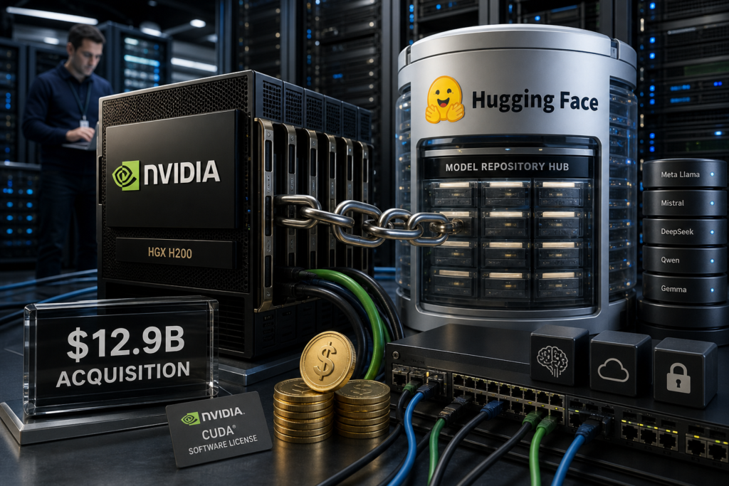 Nvidia compra a Hugging Face por US$ 12,9 bilhões