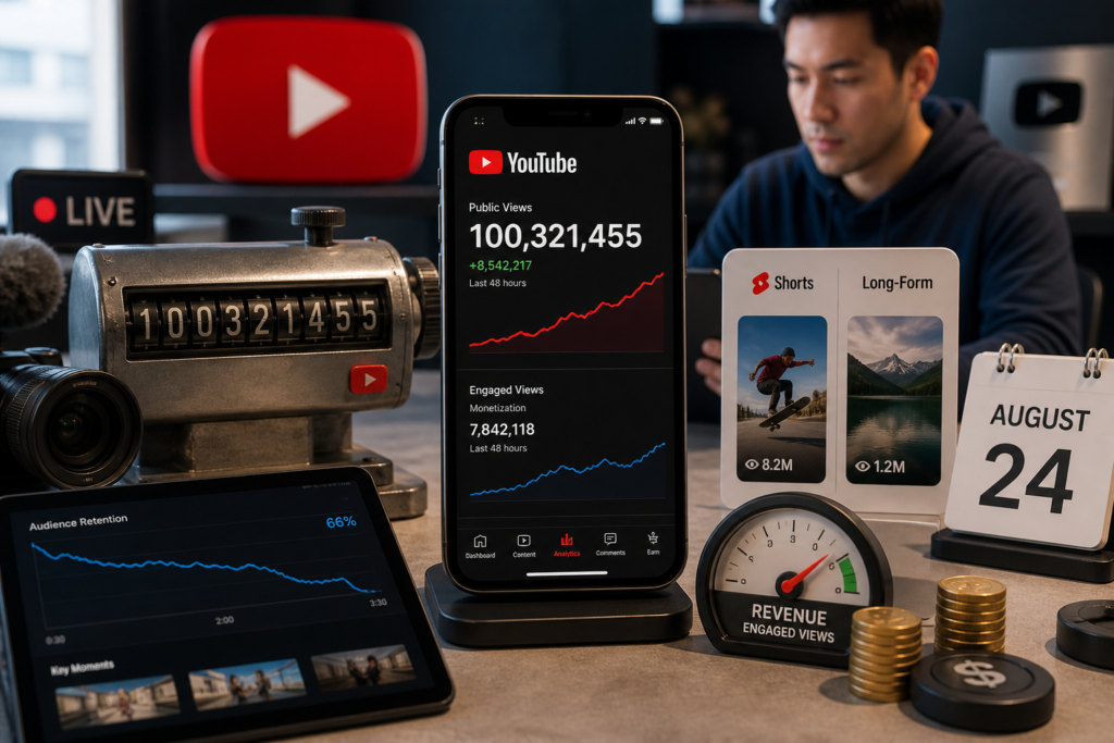 YouTube muda contagem de views sem alterar pagamentos