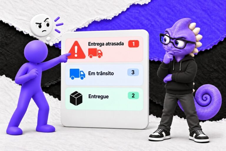 Viés atencional: Uma equipe avalia um painel de atendimento.