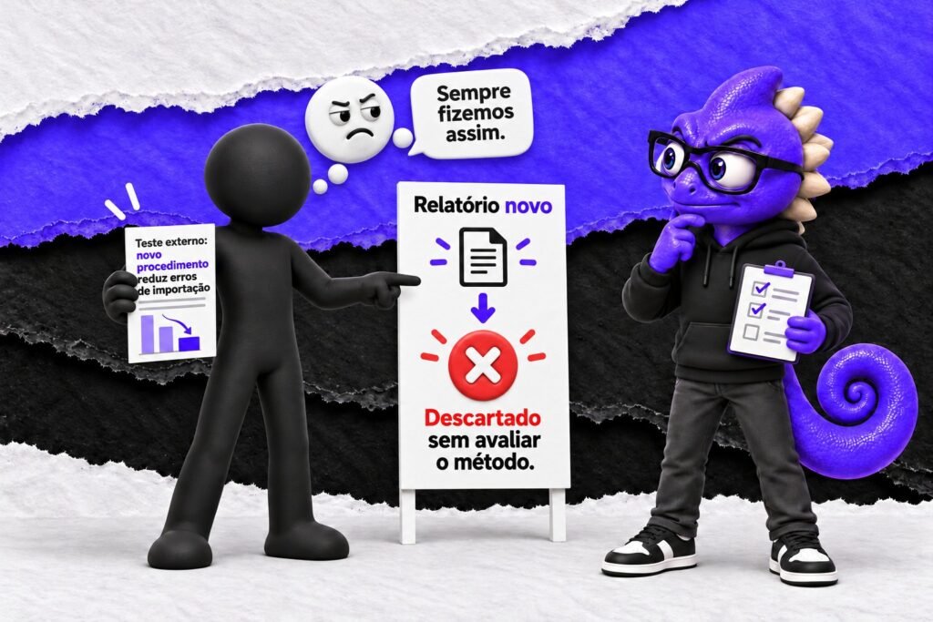 Reflexo de Semmelweis: Uma equipe descarta uma evidência que ameaça sua rotina.