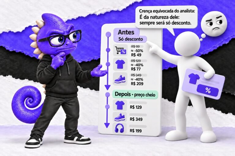 Essencialismo: Um segmento antigo é tratado como característica permanente.