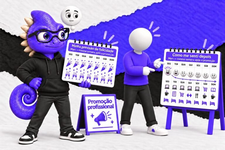 Viés de impacto: Expectativa sobre uma promoção profissional.