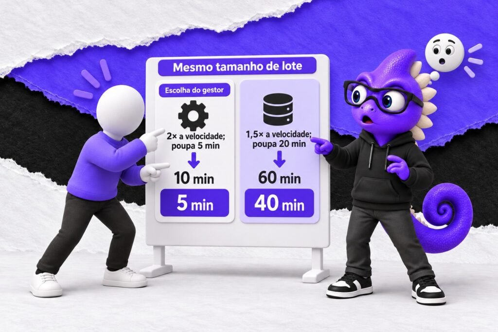 Viés da poupança de tempo: Priorização de economia de tempo.