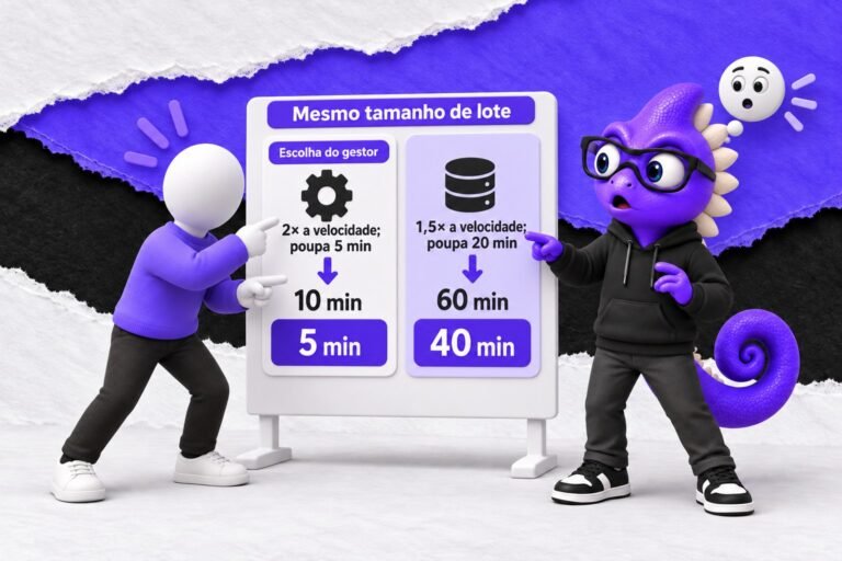 Viés da poupança de tempo: Priorização de economia de tempo.