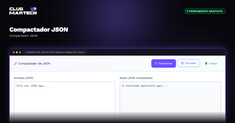 Compactador JSON - Club Martech