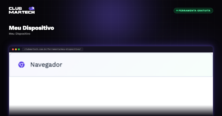 Meu Dispositivo - Club Martech