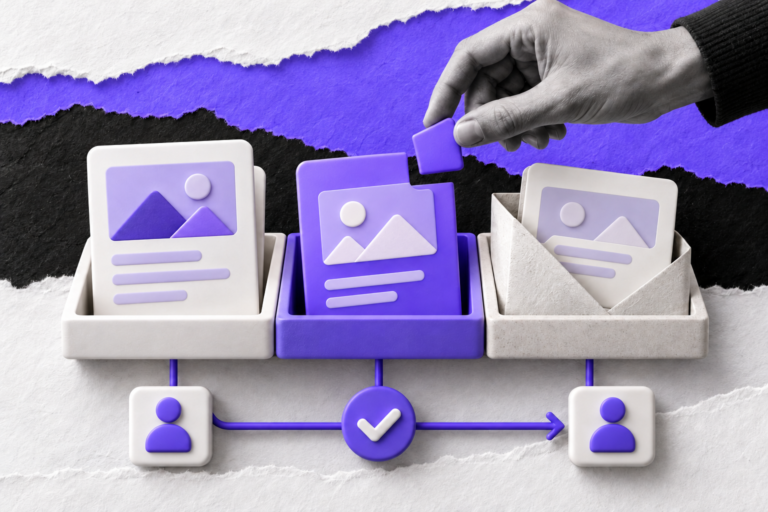 diagnóstico de marketing: ilustração editorial sobre priorização de entregáveis e dependências
